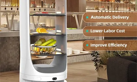 Autonómny doručovací robot pripravený na prevádzku