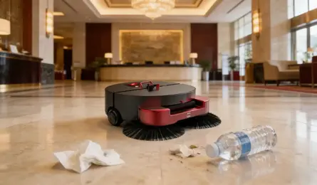 Akú úlohu budú mať v budúcnosti v hoteloch komerčné čistiace roboty?